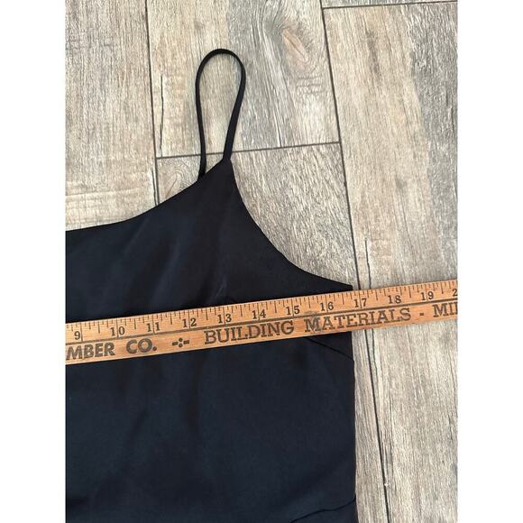 Express Women's Black Round Neck Sleeveless Strappy Midi Dress Size Small - Picture 9 of 9